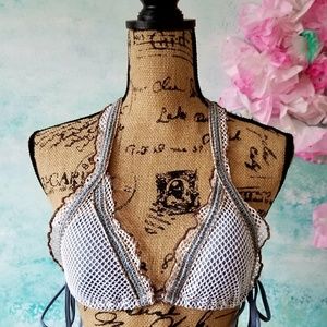 Isabella Rose Crochet Trim Bikini Top